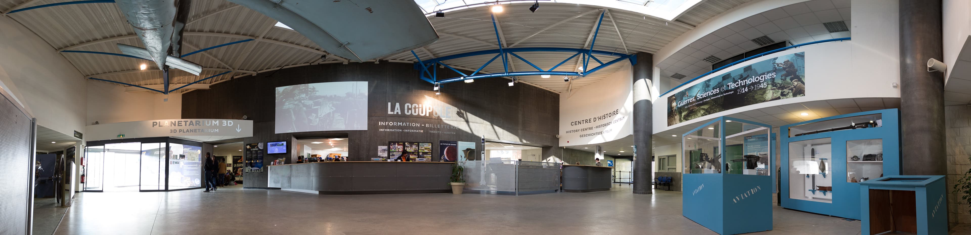 Accueil et billetterie de La Coupole